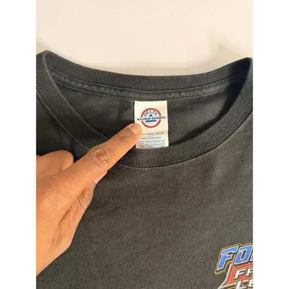 Y2k Force Family Legacy Racing Black Graphic Tee XXL - Picture 5 of 5